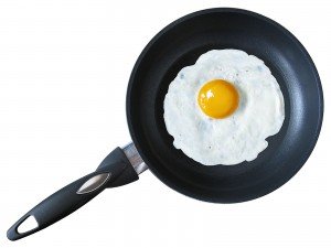 Pan with Eggs