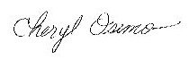 Cheryl signature